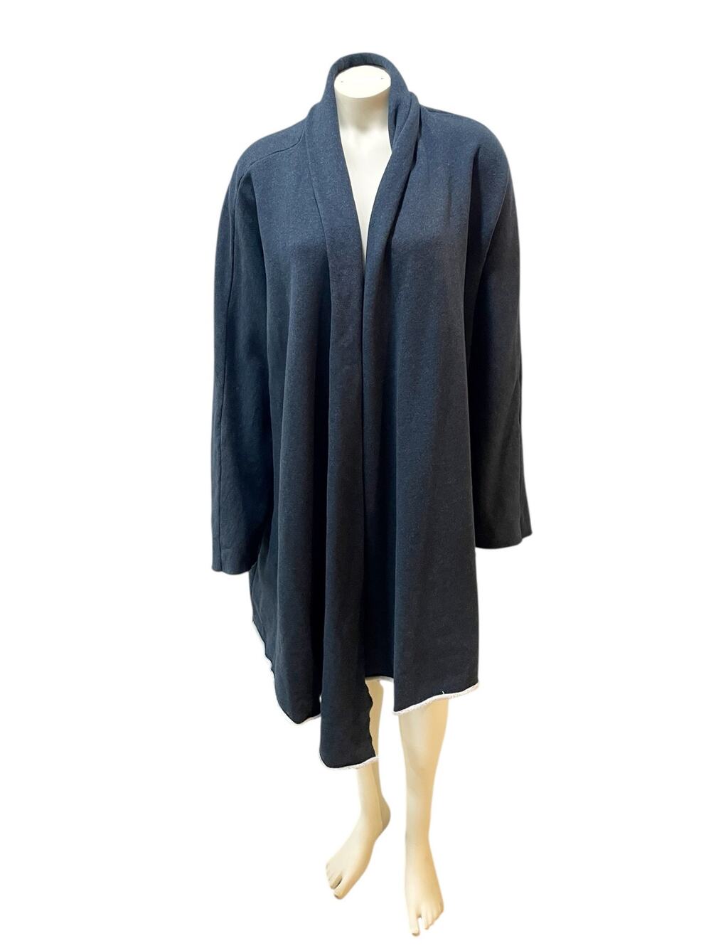 Frank & Eileen Tee Lab Sty LAB515 Triple Fleece Navy Cardigan Jacket XS/S